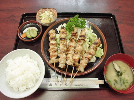 元祖チキン南蛮の『直ちゃん』・鶏串焼定食