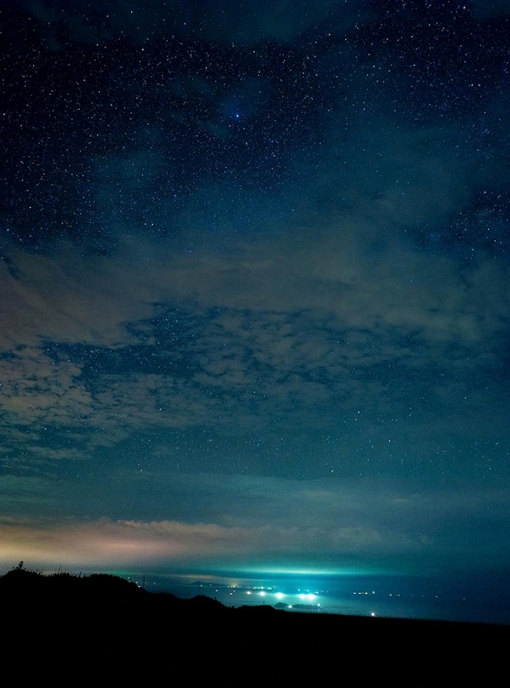 延岡市「鏡山」からの星空