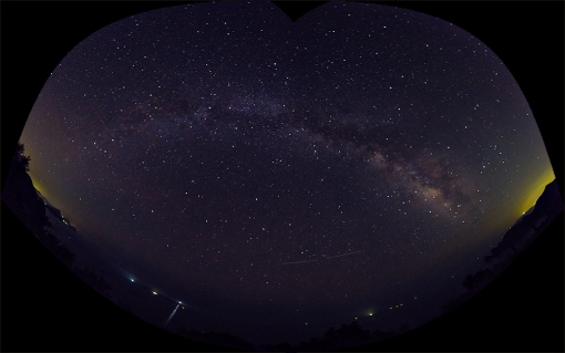 延岡市北浦町『横島展望台』からの星空