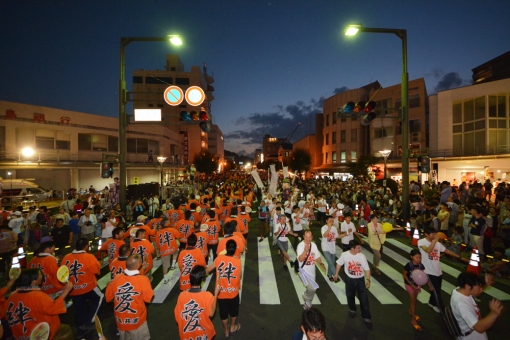 第38回 まつりのべおか ばんば総踊り、出逢い神輿