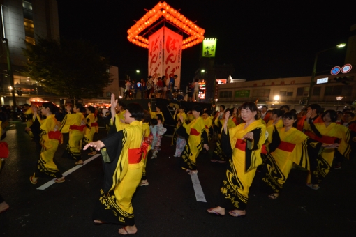 第38回 まつりのべおか ばんば総踊り、出逢い神輿