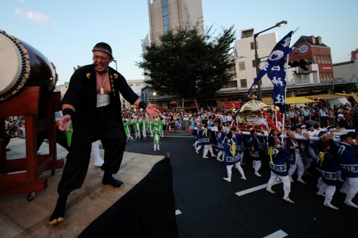 第38回 まつりのべおか ばんば総踊り、出逢い神輿