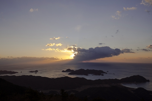 2015年 初日の出　延岡市内　白浜、鏡山、富美山